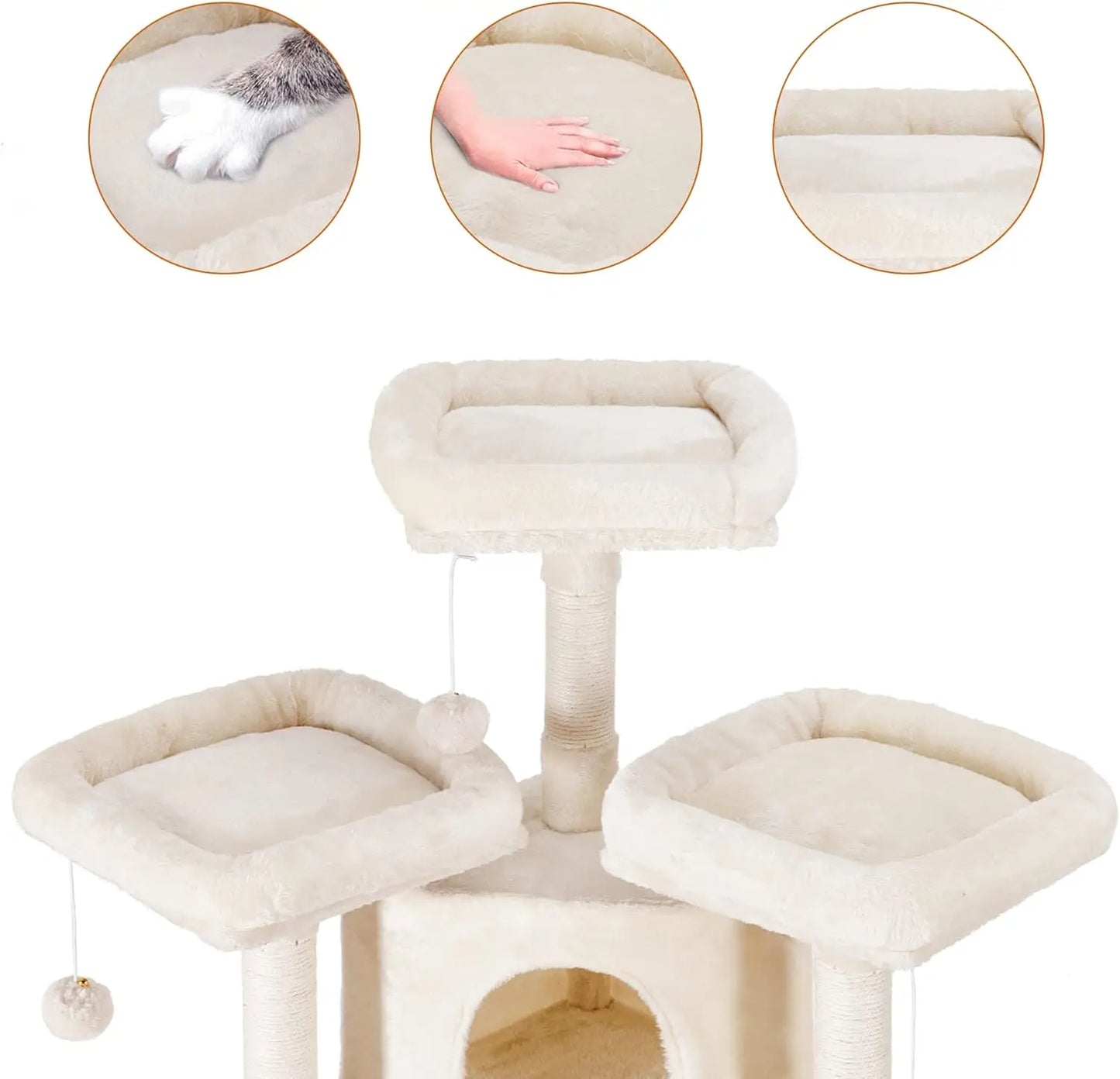 Cat Tree Large Cat Tower for Indoor